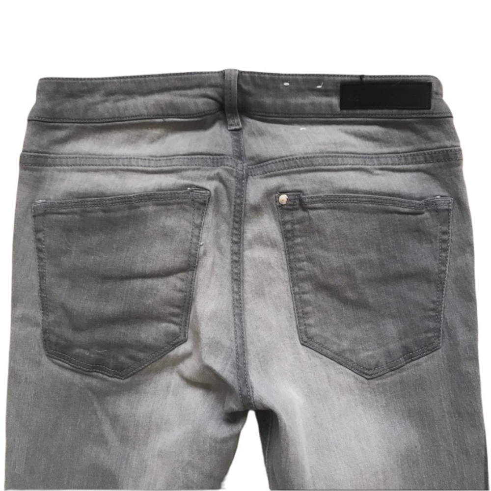 H&M Gray Moto Jeans Size 26 - Picture 5 of 8